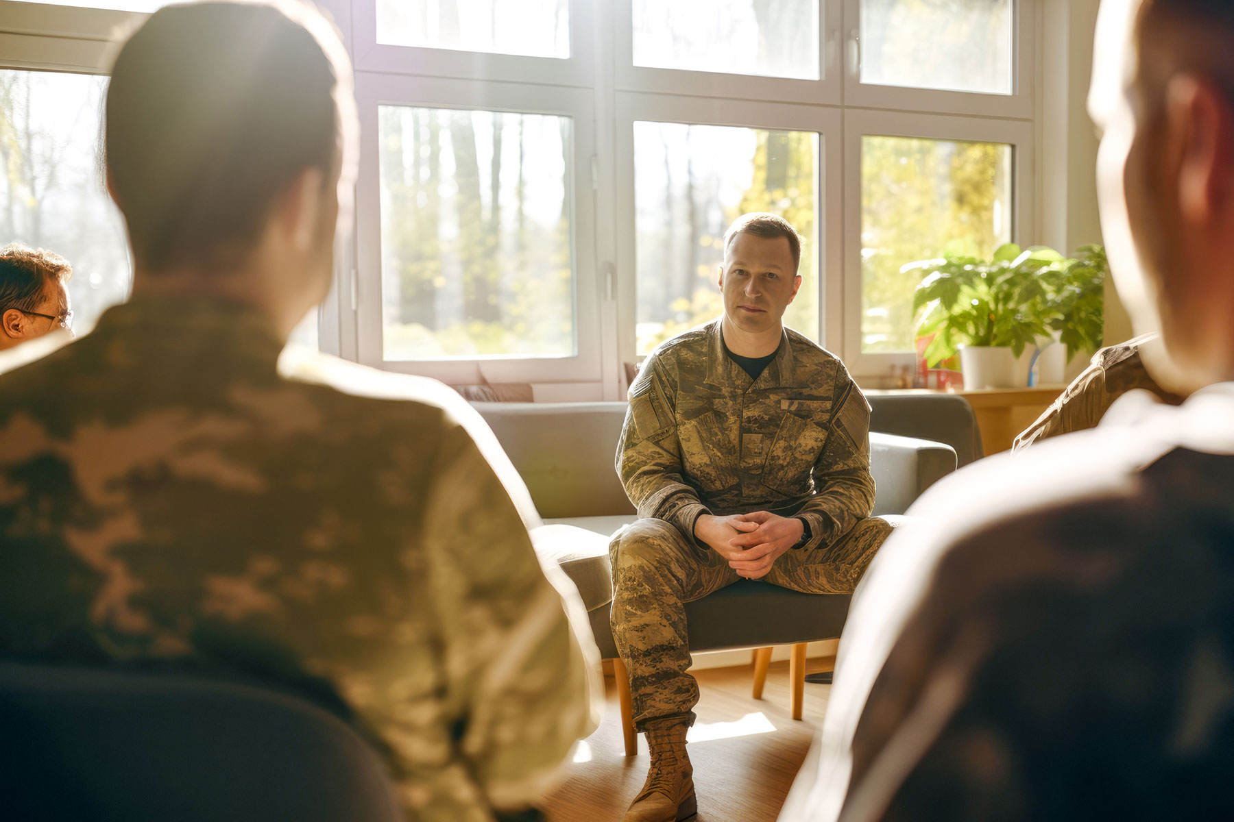 veterans find a support group after leaving the military