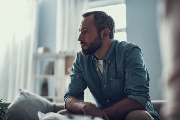 a man struggles to cope with high functioning depression